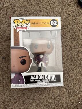 Funko Pop! Hamilton Aaron Burr Purple and White Vinyl Figure